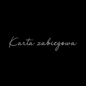 Karta zabiegowa