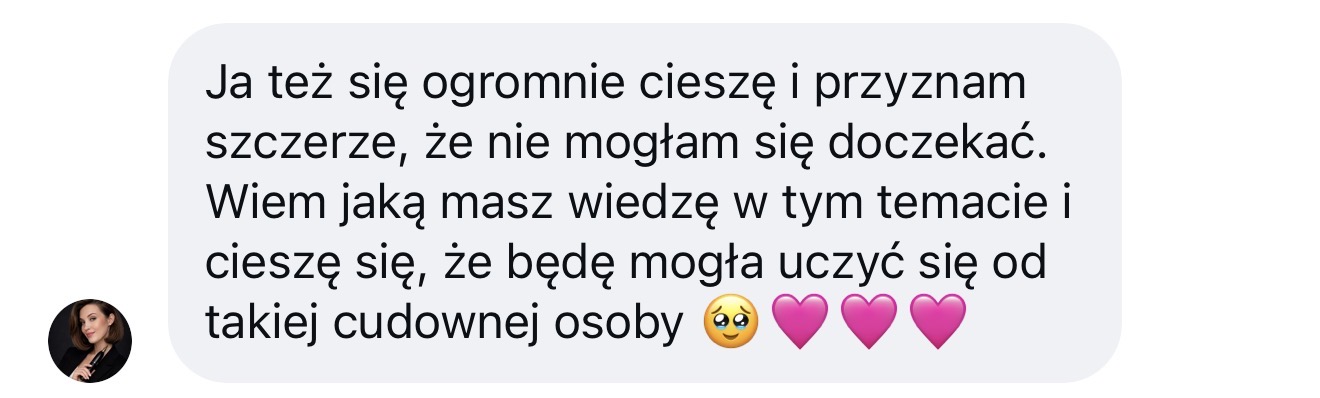 Opinia kursantki 3