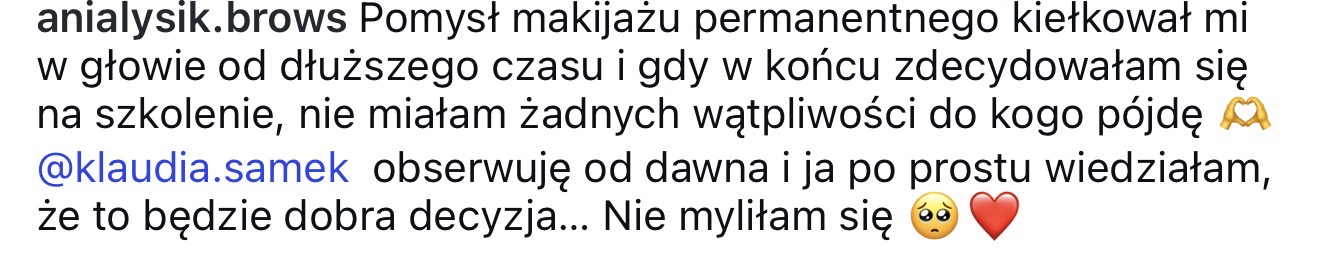 Opinia kursantki 6