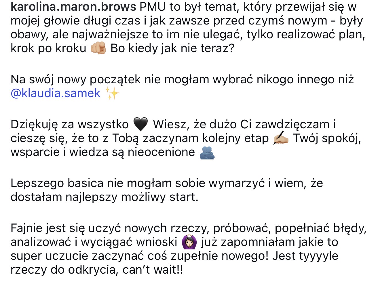 Opinia kursantki 9